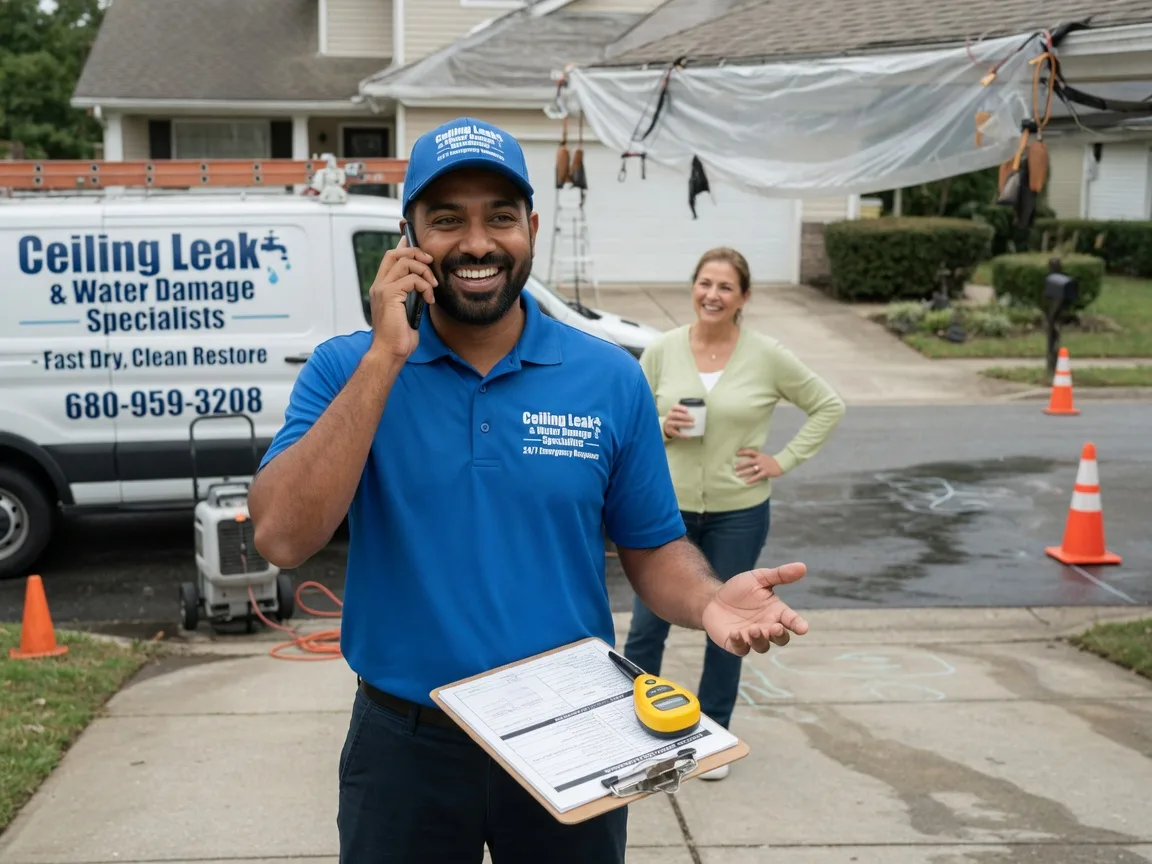 Ceiling Leak Cleanup Carlsbad, NM FAQs